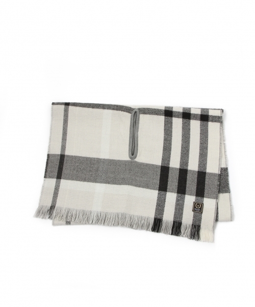 niko and...（ニコアンド）の「オリジナル2WAYリバーシブルチェックストール【niko and ...】（ストール/ショール・レディース・ネイビー/グレー/オフホワイト/ピンク/グリーン/マルチ/ダークブルー・0）」の14枚目の写真