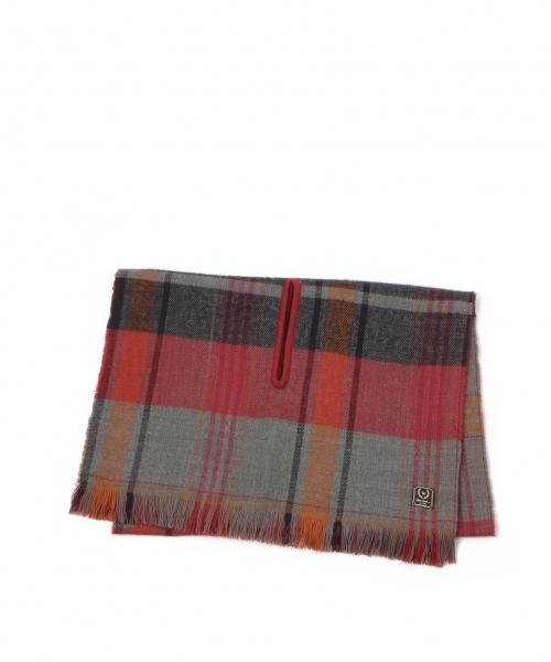 niko and...（ニコアンド）の「オリジナル2WAYリバーシブルチェックストール【niko and ...】（ストール/ショール・レディース・ネイビー/グレー/オフホワイト/ピンク/グリーン/マルチ/ダークブルー・0）」の9枚目の写真