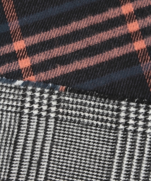 niko and...（ニコアンド）の「オリジナル2WAYリバーシブルチェックストール【niko and ...】（ストール/ショール・レディース・ネイビー/グレー/オフホワイト/ピンク/グリーン/マルチ/ダークブルー・0）」の22枚目の写真