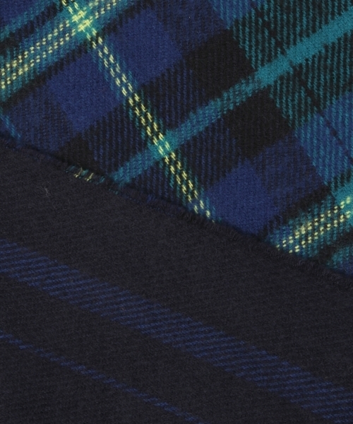 niko and...（ニコアンド）の「オリジナル2WAYリバーシブルチェックストール【niko and ...】（ストール/ショール・レディース・ネイビー/グレー/オフホワイト/ピンク/グリーン/マルチ/ダークブルー・0）」の20枚目の写真