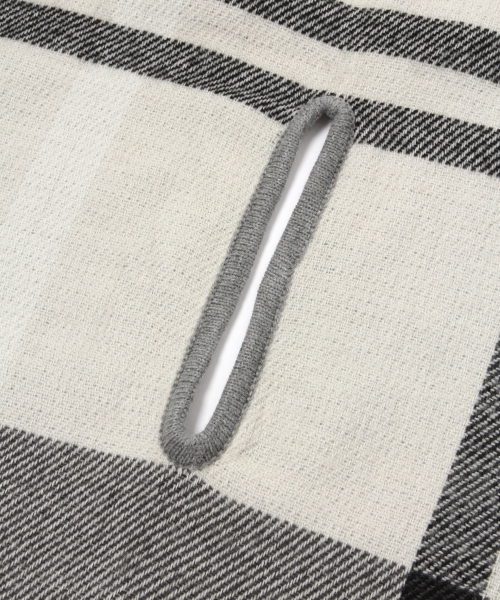 niko and...（ニコアンド）の「オリジナル2WAYリバーシブルチェックストール【niko and ...】（ストール/ショール・レディース・ネイビー/グレー/オフホワイト/ピンク/グリーン/マルチ/ダークブルー・0）」の18枚目の写真