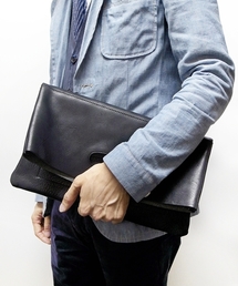 SHIPS | AMIACALVA for SHIPS(アミアカルヴァ フォー シップス): “栃木レザー” 二つ折り/クラッチバッグ■(クラッチバッグ)