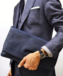 SHIPS | AMIACALVA for SHIPS: “栃木レザー” 二つ折り/クラッチバッグ■(クラッチバッグ)