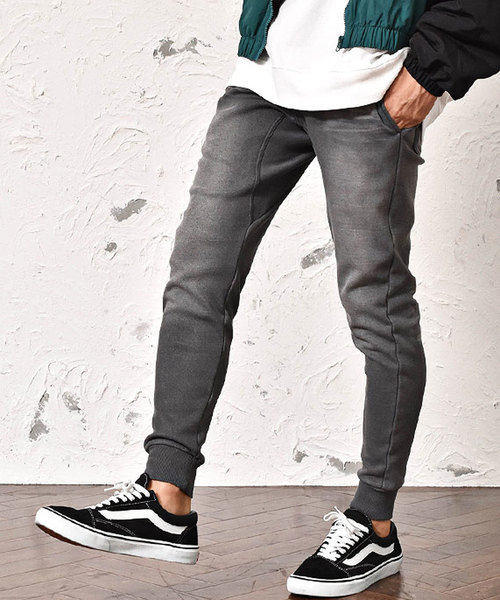 MinoriTY(マイノリティ)の「カットデニム裏起毛ジョガーパンツ スウェットパンツ 裏ボア あったか 防寒 【セットアップ対象アイテムあり:26225184】(その他パンツ・メンズ・ブラック/グレー/インディゴブルー/ブルー・M/L/XL/S)」の3枚目の写真