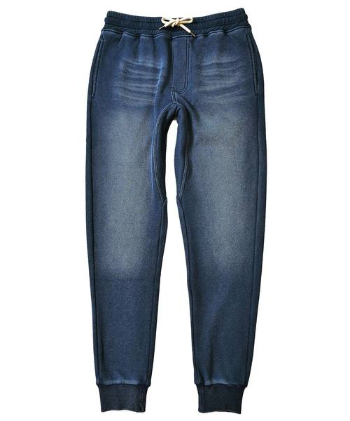 MinoriTY(マイノリティ)の「カットデニム裏起毛ジョガーパンツ スウェットパンツ 裏ボア あったか 防寒 【セットアップ対象アイテムあり:26225184】(その他パンツ・メンズ・ブラック/グレー/インディゴブルー/ブルー・M/L/XL/S)」の9枚目の写真