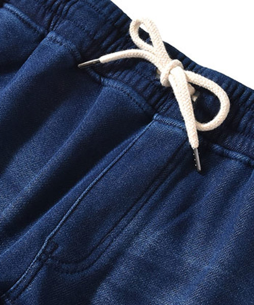 MinoriTY(マイノリティ)の「カットデニム裏起毛ジョガーパンツ スウェットパンツ 裏ボア あったか 防寒 【セットアップ対象アイテムあり:26225184】(その他パンツ・メンズ・ブラック/グレー/インディゴブルー/ブルー・M/L/XL/S)」の13枚目の写真