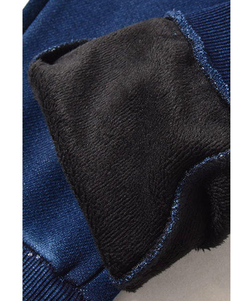 MinoriTY(マイノリティ)の「カットデニム裏起毛ジョガーパンツ スウェットパンツ 裏ボア あったか 防寒 【セットアップ対象アイテムあり:26225184】(その他パンツ・メンズ・ブラック/グレー/インディゴブルー/ブルー・M/L/XL/S)」の11枚目の写真