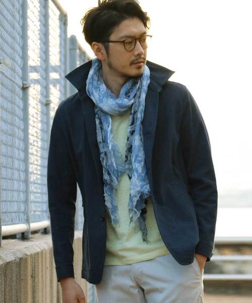 MEN'S BIGI(メンズビギ)の「ドビーストレッチカバーオール (カバーオール)」|ネイビー