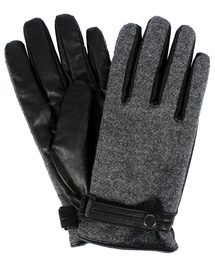 ８(eight) | ツイード PUレザー 手袋 グローブ スマホ対応(手袋)