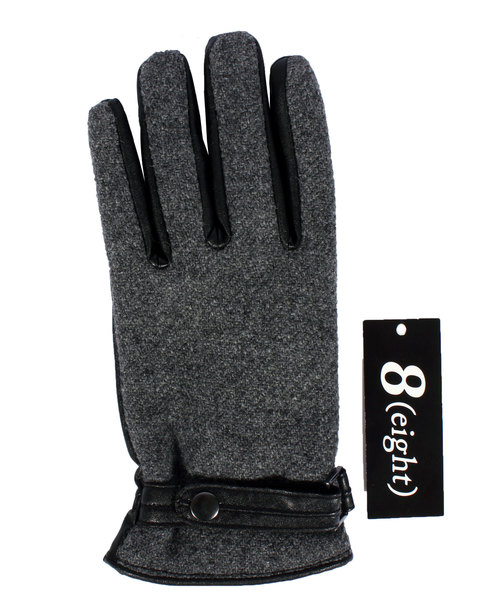 8(eight)(エイト)の「ツイード PUレザー 手袋 グローブ スマホ対応(手袋・メンズ・ブラック/ネイビー/グレー・FREE)」の5枚目の写真