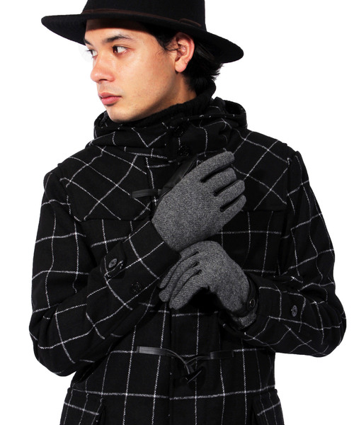 8(eight)(エイト)の「ツイード PUレザー 手袋 グローブ スマホ対応(手袋・メンズ・ブラック/ネイビー/グレー・FREE)」の10枚目の写真