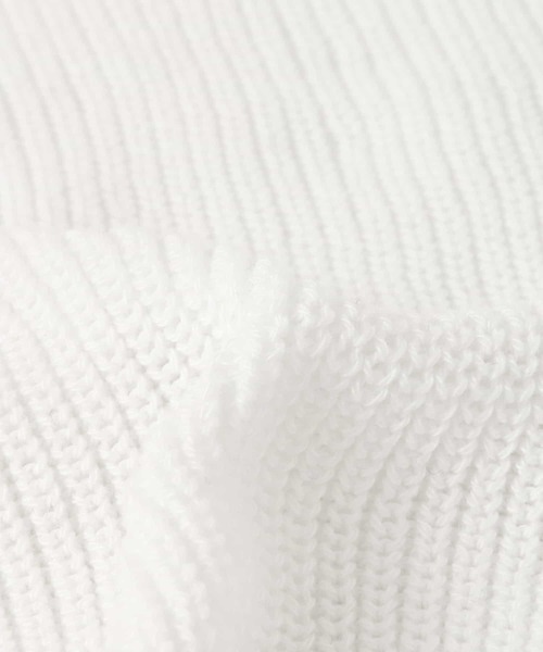 URBAN RESEARCH DOORS（アーバンリサーチドアーズ）の「DOORS import　変形畦プルオーバー∴（ニット/セーター・レディース・ホワイト/ネイビー・ONE）」の6枚目の写真