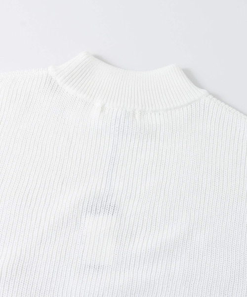 URBAN RESEARCH DOORS（アーバンリサーチドアーズ）の「DOORS import　変形畦プルオーバー∴（ニット/セーター・レディース・ホワイト/ネイビー・ONE）」の7枚目の写真