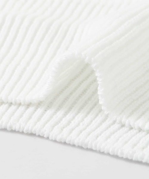 URBAN RESEARCH DOORS（アーバンリサーチドアーズ）の「DOORS import　変形畦プルオーバー∴（ニット/セーター・レディース・ホワイト/ネイビー・ONE）」の8枚目の写真