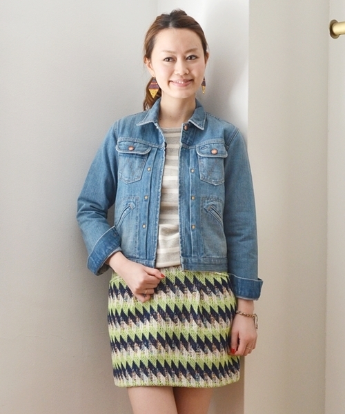 SHIPS for women(シップスフォーウィメン)の「WRANGLER:Gジャン◇(デニムジャケット・レディース・ブルー・SMALL/MEDIUM)」の1枚目の写真