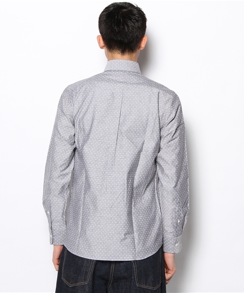 A BATHING APE（アベイシングエイプ）の「POLKA DOT OXFORD BD SHIRT（シャツ/ブラウス・メンズ・ブラック/ホワイト/サックスブルー・LARGE/X-LARGE/XX-LARGE/MEDIUM/SMALL）」の6枚目の写真