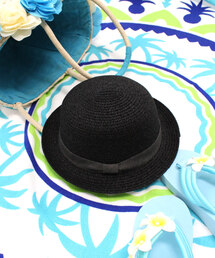 OSYAREVO（オシャレボ）の「[帽子] 4色 クラシック ストローハット（ハット）」