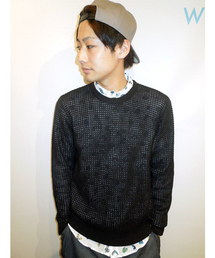 WHO'S WHO gallery | 畦編みクルー(ニット/セーター)
