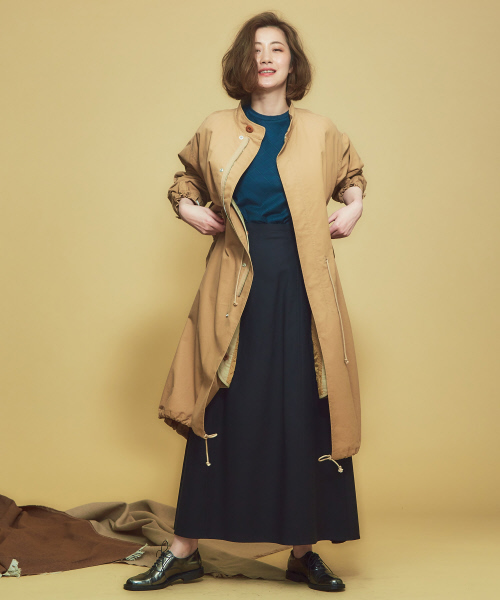 Abahouse Devinette（ドゥヴィネット）の「タックフレアースカート（スカート・レディース・ホワイト/カーキ/ブラック・36/38）」の20枚目の写真