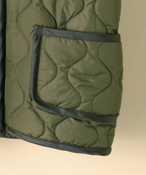 coen（コーエン）の「【coen キッズ / ジュニア】2WAYキルティングジャケット/ブルゾン/コート(100～150cm)（ミリタリージャケット・キッズ・オリーブ/ネイビー/ピンク・110/100/140/120/150/130）」の10枚目の写真