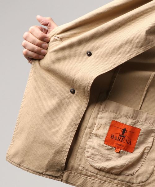 BARENA（バレナ）の「BARENA: DORIA W JACKET　CRUISE（テーラードジャケット・メンズ・ベージュ・46/48/50）」の4枚目の写真