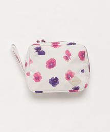 Ribbon hakka kid's（リボンハッカキッズ）の「[ベビー]インクフラワー/スミレプリントおむつポーチ（おむつ用品/おむつポーチ）」