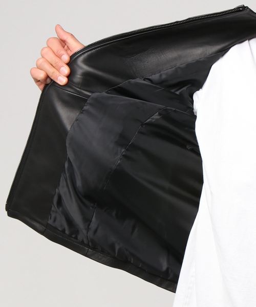 FUGA（フーガ）の「【イタリア製】ボトルネックラムナッパレザー