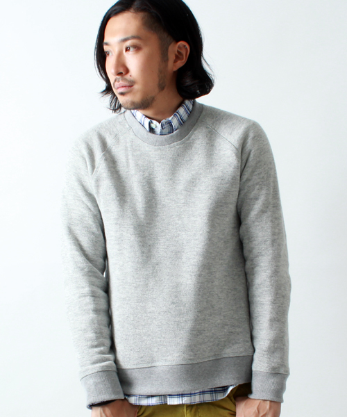 BEAMS(ビームス)の「□BEAMS / 4ブレンド スウェットクルー(スウェット・メンズ・ライトグレー/ブラック系その他・SMALL/MEDIUM/LARGE)」の2枚目の写真