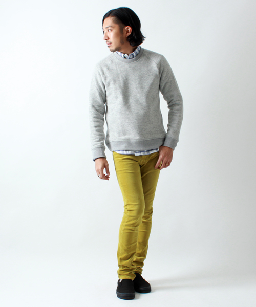 BEAMS(ビームス)の「□BEAMS / 4ブレンド スウェットクルー(スウェット・メンズ・ライトグレー/ブラック系その他・SMALL/MEDIUM/LARGE)」の9枚目の写真