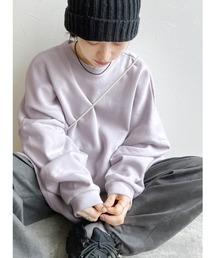 reca | 超ビッグシルエット裏起毛スウェットカットソー(スウェット)