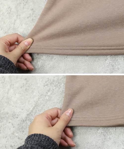 reca（レカ）の「冬の強い味方！着るだけで大人可愛い！ビッグシルエット裏起毛スウェット（スウェット・レディース・アイボリー/ブラック/グレー/ベージュ/パープル/キャメル/モカ/ブラウン/グレー系その他/マスタード/ブラウン系その他/ローズ・FREE）」の14枚目の写真
