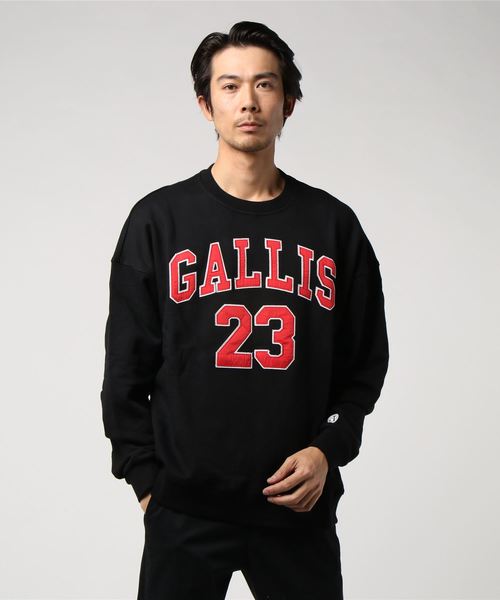 GALLIS ADDICTION(ガリスアディクション)の「GA ナンバリングロゴスウェット(スウェット・メンズ・ホワイト/ブラック/レッド/イエロー・M/L)」の8枚目の写真