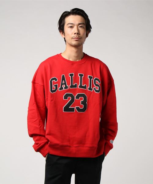 GALLIS ADDICTION(ガリスアディクション)の「GA ナンバリングロゴスウェット(スウェット・メンズ・ホワイト/ブラック/レッド/イエロー・M/L)」の10枚目の写真