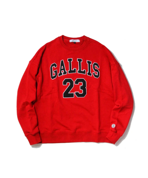 GALLIS ADDICTION(ガリスアディクション)の「GA ナンバリングロゴスウェット(スウェット・メンズ・ホワイト/ブラック/レッド/イエロー・M/L)」の20枚目の写真