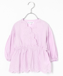 GLOBAL WORK | 【キッズ】ウエストキリカエレースブラウス/821375(シャツ/ブラウス)