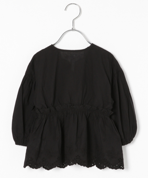 GLOBAL WORK（グローバルワーク）の「【キッズ】ウエストキリカエレースブラウス/821375（シャツ/ブラウス・キッズ・ホワイト/ブラック/パープル系その他2・SMALL/MEDIUM/LARGE/X-LARGE/XX-LARGE）」の16枚目の写真