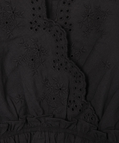 GLOBAL WORK（グローバルワーク）の「【キッズ】ウエストキリカエレースブラウス/821375（シャツ/ブラウス・キッズ・ホワイト/ブラック/パープル系その他2・SMALL/MEDIUM/LARGE/X-LARGE/XX-LARGE）」の8枚目の写真