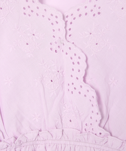 GLOBAL WORK（グローバルワーク）の「【キッズ】ウエストキリカエレースブラウス/821375（シャツ/ブラウス・キッズ・ホワイト/ブラック/パープル系その他2・SMALL/MEDIUM/LARGE/X-LARGE/XX-LARGE）」の6枚目の写真