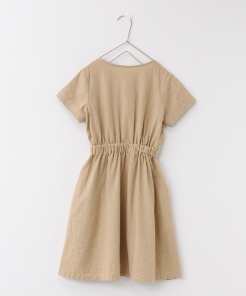 LOWRYS FARM（ローリーズファーム）の「アサコンマエボタンワンピース　840319（ワンピース・キッズ・ベージュ/ブラウン/アイボリー・120/130/140）」の12枚目の写真