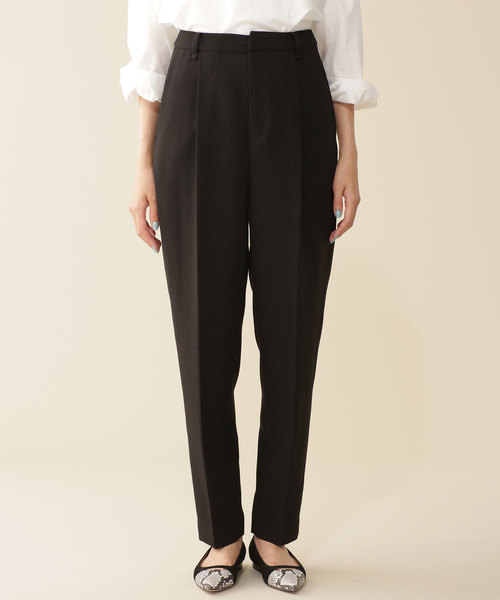 セール パンツ スポンジークロス1タックパンツ パンツ Nano Universe ナノユニバース のファッション