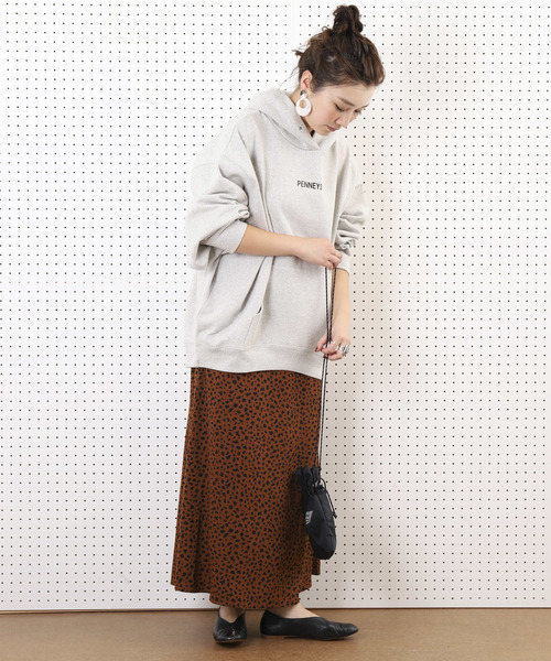 FREAK'S STORE（フリークスストア）の「【ZOZO限定】レオパード柄マキシフレアスカート（スカート・レディース・ブラック系その他/ブラウン系その他・マルチサイズ）」の3枚目の写真