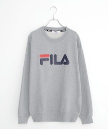 FILA/フィラ BIGロゴ プリント 長袖 トレーナー スウェット 裏起毛