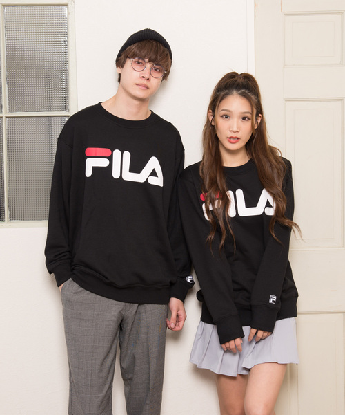 FILA(フィラ)の「FILA/フィラ BIGロゴ プリント 長袖 トレーナー スウェット 裏起毛(スウェット・メンズ・ホワイト/ブラック/ネイビー/杢グレー/グレー系その他/レッド/グリーン系その他・LL/M/L/3L/4L/5L)」の17枚目の写真