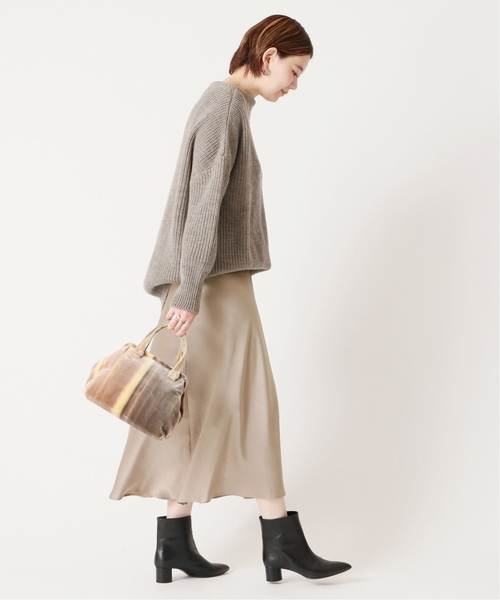 journal standard L'essage（ジャーナルスタンダードレサージュ）の「フレアマキシスカート◆（スカート・レディース・ベージュ/ネイビー/ブラウン系その他・38/36）」の5枚目の写真