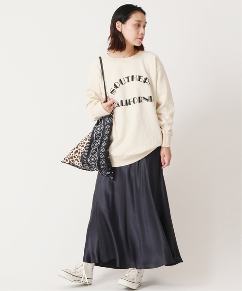 journal standard L'essage（ジャーナルスタンダードレサージュ）の「フレアマキシスカート◆（スカート・レディース・ベージュ/ネイビー/ブラウン系その他・38/36）」の10枚目の写真