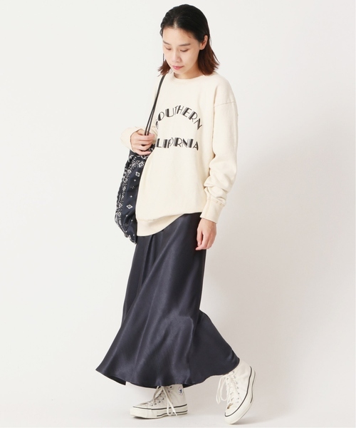 journal standard L'essage（ジャーナルスタンダードレサージュ）の「フレアマキシスカート◆（スカート・レディース・ベージュ/ネイビー/ブラウン系その他・38/36）」の12枚目の写真