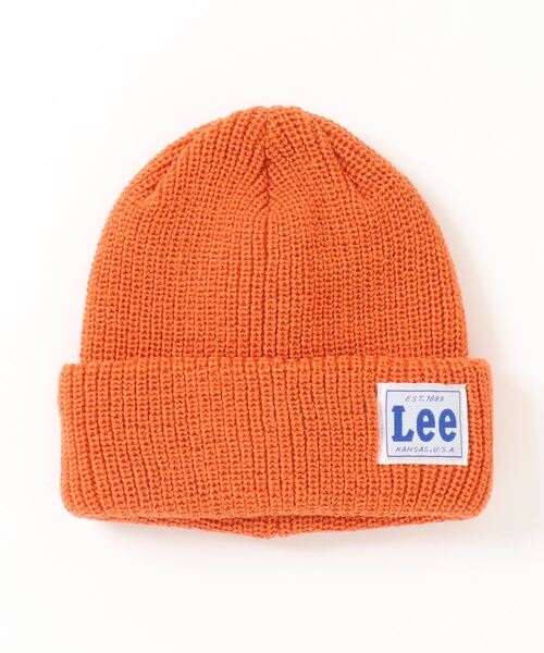 Lee（リー）の「【Lee】KIDS WATCH CAP ACRYLIC / 【リー】キッズ　ワッチ　キャップ　アクリル　オーバーライド（ニットキャップ/ビーニー・キッズ・ネイビー/ワイン/ブラック/イエロー/ピンク/ホワイト/ベージュ/レッド/グレー/オレンジ/モスグリーン・FREE）」の11枚目の写真