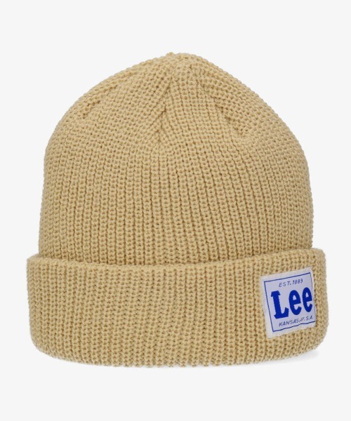 Lee（リー）の「【Lee】KIDS WATCH CAP ACRYLIC / 【リー】キッズ　ワッチ　キャップ　アクリル　オーバーライド（ニットキャップ/ビーニー・キッズ・ネイビー/ワイン/ブラック/イエロー/ピンク/ホワイト/ベージュ/レッド/グレー/オレンジ/モスグリーン・FREE）」の4枚目の写真