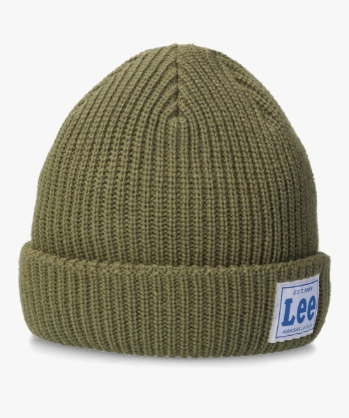 Lee（リー）の「【Lee】KIDS WATCH CAP ACRYLIC / 【リー】キッズ　ワッチ　キャップ　アクリル　オーバーライド（ニットキャップ/ビーニー・キッズ・ネイビー/ワイン/ブラック/イエロー/ピンク/ホワイト/ベージュ/レッド/グレー/オレンジ/モスグリーン・FREE）」の5枚目の写真