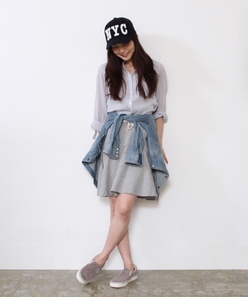 coen（コーエン）の「NYCベースボールキャップ（キャップ・レディース・グレー/ネイビー・FREE）」の9枚目の写真